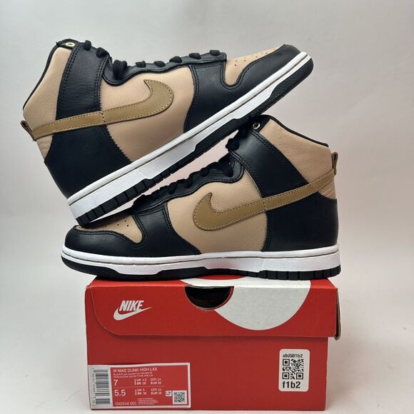 Nike Dunk High LXX WMNS “Black Flax/Vachetta Tan” 2023 - Picture 3 of 5